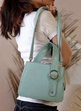 Handbag RingBloom - Cyan