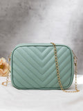Buy - Chevron Charm Crossbody Bag ~Sea mist in Pakistan