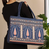 Canvas Bag – Blue Folk
