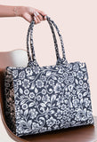 Canvas Bag - Black Petals
