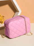 Urban Chic Crossbody Bag - Pink