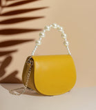 - Handbag Midnight Pearl Charm - Mustard