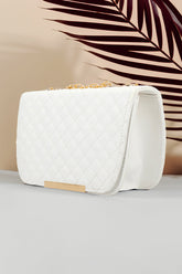 Buy Handbag Quilted Charm - White in Pakistan