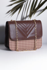 Shoulder Bag ChevronFlap - Brown