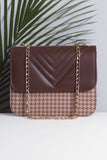 Shoulder Bag ChevronFlap - Brown