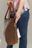- SwiftZip Tote Bag - Brown