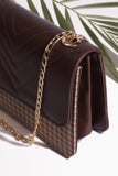 Shoulder Bag ChevronFlap - Brown