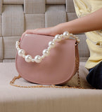 - Handbag Midnight Pearl Charm - Tea Pink