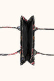 Canvas Tote Bag Black Multi