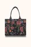 Canvas Tote Bag Black Multi