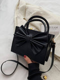 HandBag Gloss Bow Black