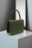 - Handbag Croco - Green