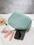 Buy - Chevron Charm Crossbody Bag ~Sea mist in Pakistan