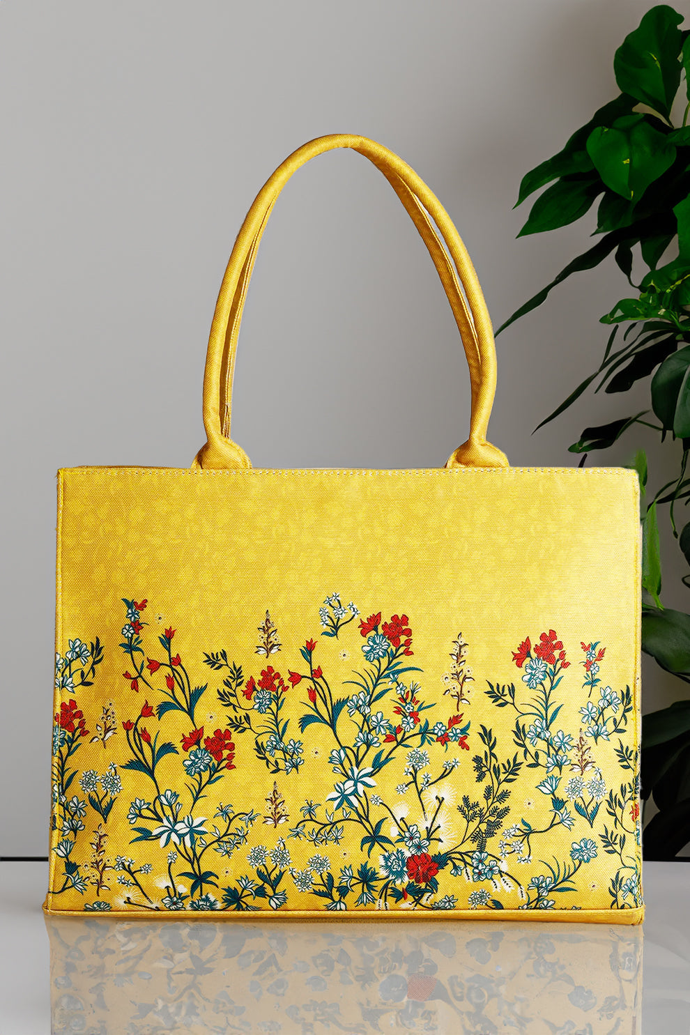 - Canvas Tote Bag Sunbeam Flora