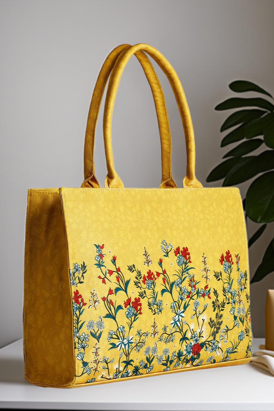 - Canvas Tote Bag Sunbeam Flora