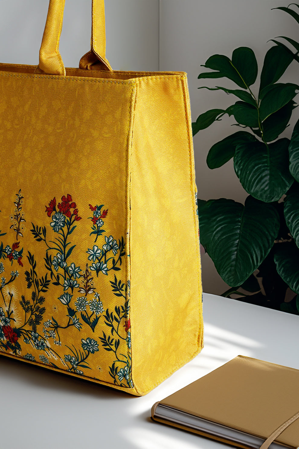 - Canvas Tote Bag Sunbeam Flora