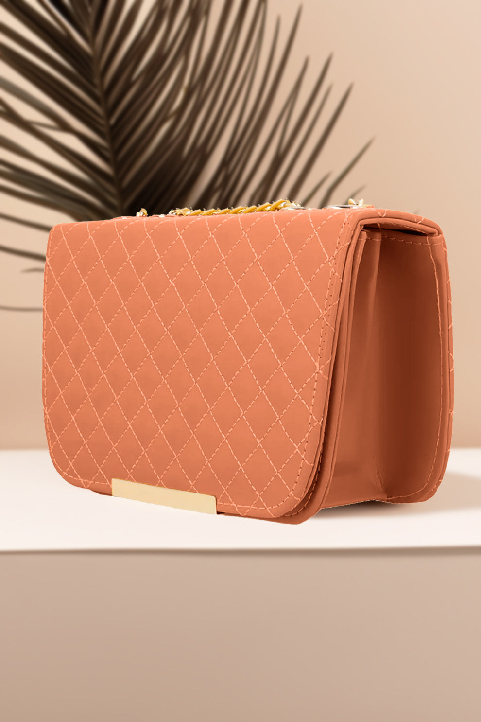 Shoulder Bag  Quilted Charm - Bronze