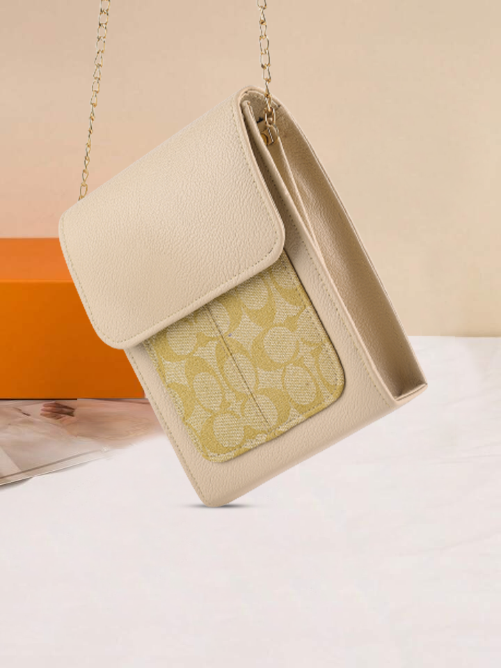 - Coach Fin Crossbody Bag ~ Beige
