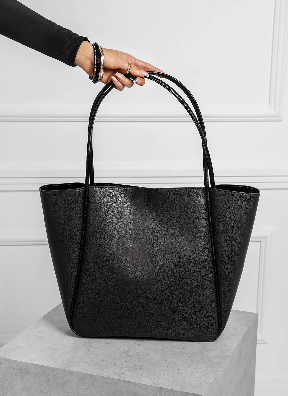 - The New Pyramid - Black Tote Bag