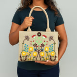 Premium Canvas Bag – Blush Wood