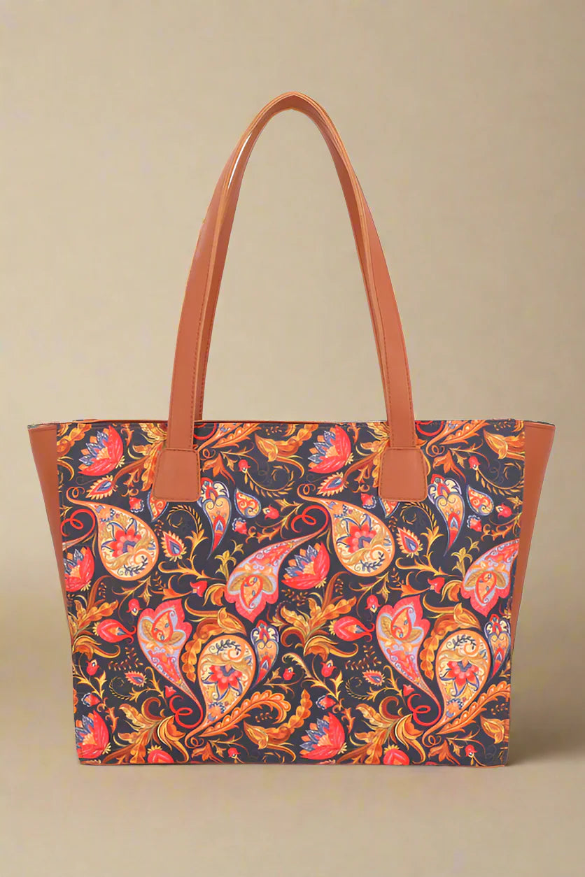 -Carry Side Rexine Canvas Bag