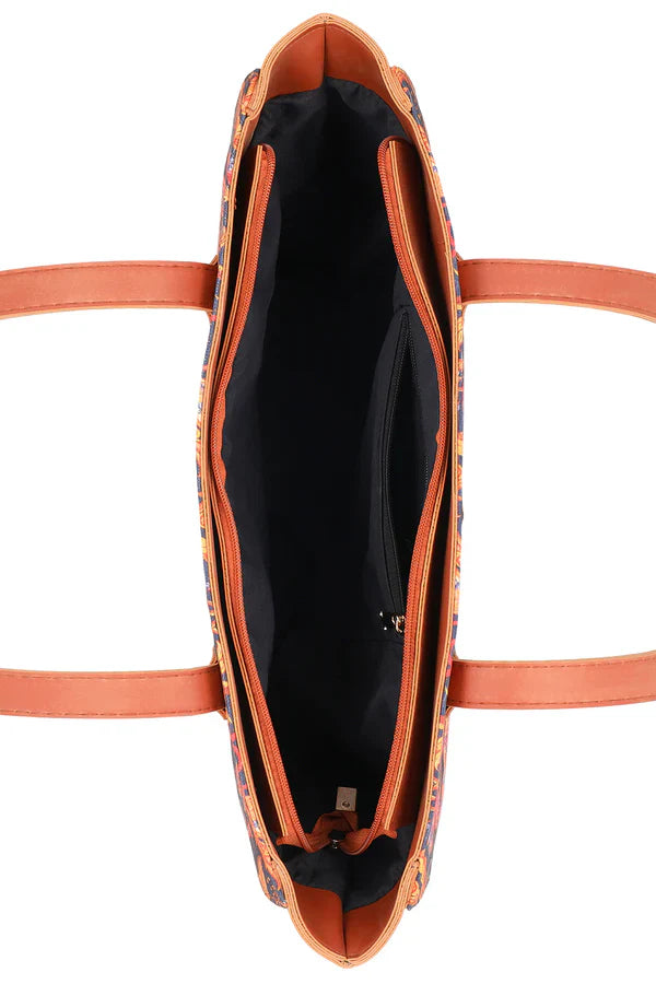 -Carry Side Rexine Canvas Bag