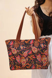 -Carry Side Rexine Canvas Bag