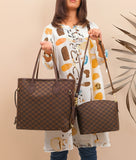 - Duo Crossbody & Tote Bag - Brown